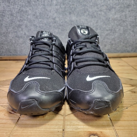 Nike ID Shox Mens 10 Wide 616118-981‎ Black Racer Blue Retro Nike Shoes Custom